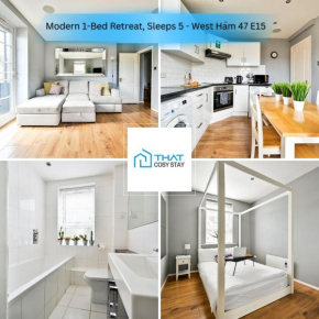 Modern 1-Bed Apartment, sleeps 5 - West Ham E15